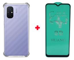 Capa Anti Shock Impacto + Pelicula Ceramica Para Redmi 12c Capa Anti Shock Impacto + Pelicula Ceramica Para Redmi 12c