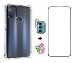 Capa Anti Shock Para Moto G60 + Pelicula 3d + Pel Camera