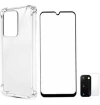 Capa Anti Shock + Película 3d + P Camera Para Galaxy M31