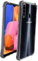 Capa Anti Shock Samsung Galaxy A20s + Pelicula de Vidro 3D Tela toda