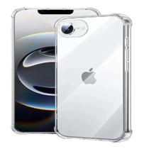 Capa Anti Shock transparente + Película de Vidro 3D compativel com o modelo do Iphone 16E