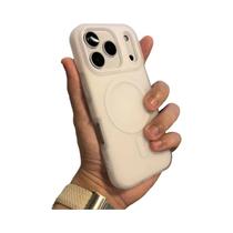 Capa Antichoque Magsafe Transparente Fosca Para iPhone 17 pro Max 16 15 13 12 14 Plus, Capa Macia