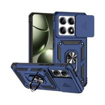 Capa Antichoque Xiaomi 14T 13T pro Redmi 14C Com Suporte De Anel E Suporte Magnético Para Carro,