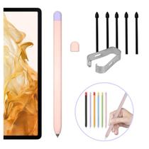 Capa antiderrapante + pontas extras para S-Pen Galaxy Tab S8