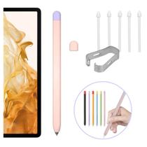 Capa antiderrapante + pontas extras para S-Pen Galaxy Tab S8