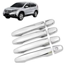 Capa aplique cromado maçaneta externa da porta honda Crv exl 2012 a 2016