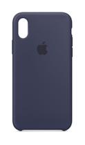 Capa Apple iPhone X Silicone Azul Cobalto