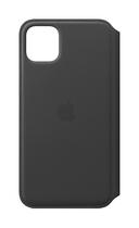 Capa Apple Leather Folio para iPhone 11 Pro Max - preta