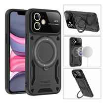 Capa Armor Militar iPhone 11 (6.1) Protege Câmera E Suporte Metalico, Magnetico e Indução
