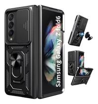 Capa Armor Militar Para Galaxy Z Fold 6 Anti Impacto Proteção De Câmera Anel 360 Suporte e Imã