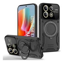 Capa Armor Militar Redmi Note 13 Pro 5g Protege Câmera E Indução Mag
