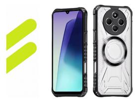 Capa Armor Spike Militar Anti Queda Xiaomi Redmi Poco Transparente Acrilica Suporte Magnetico