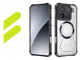 Capa Armor Spike Militar Anti Queda Xiaomi Redmi Poco Transparente Acrilica Suporte Magnetico