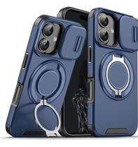 Capa Armor Titan iPhone 17 Suporte Ring Metalico Magnetico Indução Tampa Câmera
