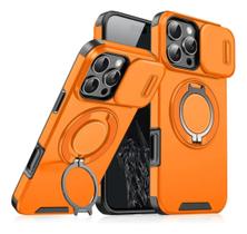 Capa Armor Titan iPhone 17 Suporte Ring Metalico Magnetico Indução Tampa Câmera