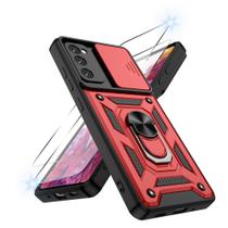 Capa ATUMP para Samsung Galaxy S20 FE 5G com Protetor de Tela HD e Tampa Deslizante para Câmera, Suporte Magnético em Anel Grau Militar, Vermelha Capa ATUMP para Samsung Galaxy S20 FE 5G com Protetor de Tela HD e Tampa Deslizante para Câmera, Suporte Magnético em Anel Grau Militar, Vermelha