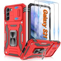 Capa ATUMP para Samsung Galaxy S21 de 6,2 polegadas à prova de choque, suporte em anel