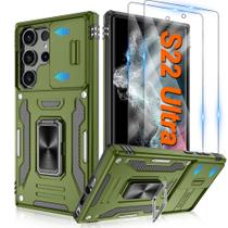 Capa ATUMP para Samsung Galaxy S22 Ultra 6,8" verde à prova de choque