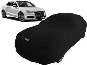 Capa Automotiva Audi A3 Em Tecido Helanca Lycra Cor Preta