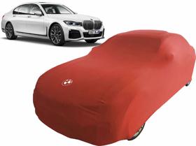 Capa Automotiva Bmw 745le Tecido Helanca Cor Vermelha