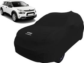 Capa Automotiva Citroen C4 Cactus Tecido Helanca Cor Preta