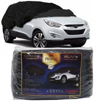 Capa Automotiva Cobrir Carro Suv Protetora material ecológico Premium Forrada Tamanho XG Preta Carrhel