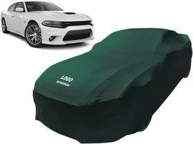 Capa Automotiva Dodge Charger Srt Tecido Helanca Cor Preta Capa Automotiva Dodge Charger Srt Tecido Helanca Cor Preta