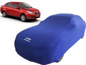 Capa Automotiva Fiat Grand Siena Tecido Helanca Cor Preta Capa Automotiva Fiat Grand Siena Tecido Helanca Cor Preta