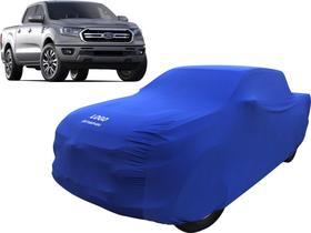 Capa Automotiva Ford Ranger Tecido Helanca Cor Preta Capa Automotiva Ford Ranger Tecido Helanca Cor Preta