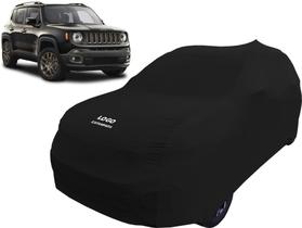 Capa Automotiva Jeep Renegade Tecido Helanca Cor Preta Capa Automotiva Jeep Renegade Tecido Helanca Cor Preta