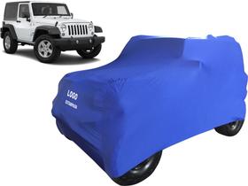 Capa Automotiva Jeep Wrangler Tecido Helanca Cor Preta