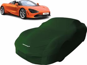 Capa Automotiva Mclaren 720s De Tecido Helanca Cor Verde