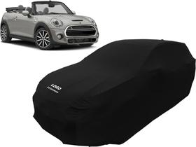 Capa Automotiva Mini Cooper Cabrio Em Tecido Lycra Cor Preta