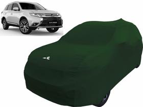 Capa Automotiva Outlander De Tecido Helanca Cor Verde