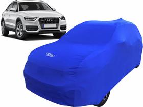 Capa Automotiva Para Audi Q3 Em Tecido Helanca Cor Preta