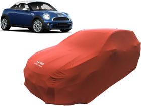 Capa Automotiva Para Mini Cooper Coupé Jcw Tecido Cor Preta