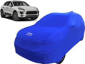 Capa Automotiva Porsche Macan Tecido Helanca Cor Preta