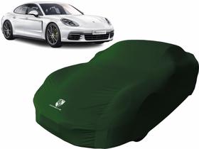 Capa Automotiva Porsche Panamera De Tecido Helanca Cor Verde