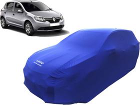 Capa Automotiva Renault Sandero Tecido Helanca Cor Preta Capa Automotiva Renault Sandero Tecido Helanca Cor Preta