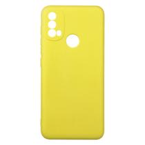 Capa Aveludada Amarelo compatível Moto E40 6.5 XT2159 + PEL. DE CERÂMICA - Cell In Power25