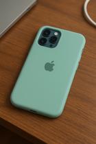 Capa Aveludada Compatível Apple iPhone 11 Verde Tiffany