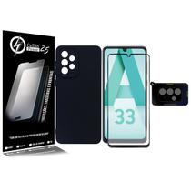 Capa Aveludada compativel Galaxy A33 5G A336 6.4 + Pel 3d + Pel Câmera - Cell In Power25