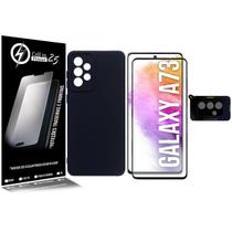 Capa Aveludada compativel Galaxy A73 A736 6.7 + Pel 3d + Pel Câmera - Cell In Power25 Capa Aveludada compativel Galaxy A73 A736 6.7 + Pel 3d + Pel Câmera - Cell In Power25