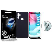 Capa Aveludada compativel Moto G60S XT2133 + Pelicula 3d + Camera - Cell In Power25 Capa Aveludada compativel Moto G60S XT2133 + Pelicula 3d + Camera - Cell In Power25