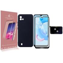 Capa Aveludada Compativel Realme C11 6.52 + Pel 3d + Pel Camera - Luiza Cell25