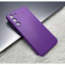Capa Aveludada Compatível Samsung S24 Ultra Roxo