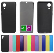 Capa Aveludada Para Galaxy A03 Core + Pelicula Privacidade