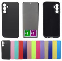 Capa Aveludada Para Galaxy A15 M15 + Pelicula Privacidade