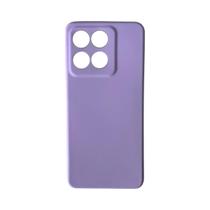 Capa Aveludada Para Moto G77 / G67 - Capinha Colorida Protetora Modelo 2026 Cor:Lilás