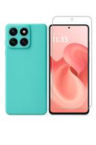 Capa Aveludada Para Motorola Moto G86 + Pelicula Hidrogel